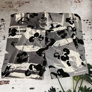 $10$ add on - MARALLIS- slinky abstract floral flared leg pull on pants